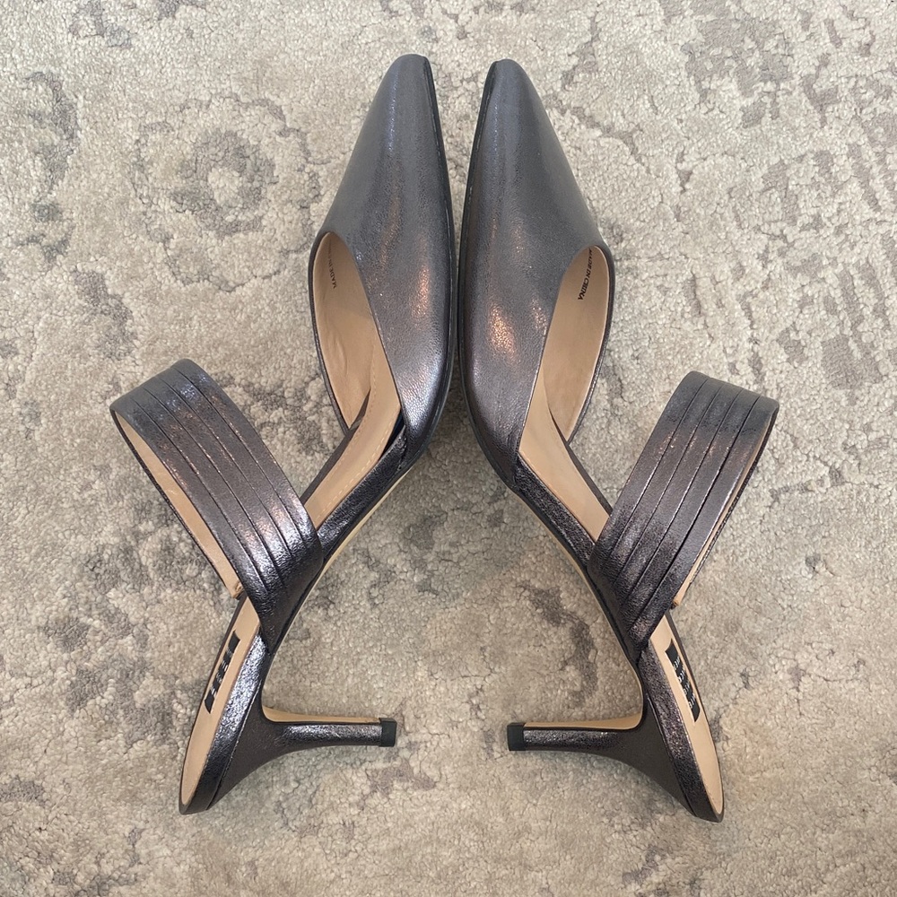 WHBM Metallic Heels - Picture 4 of 6